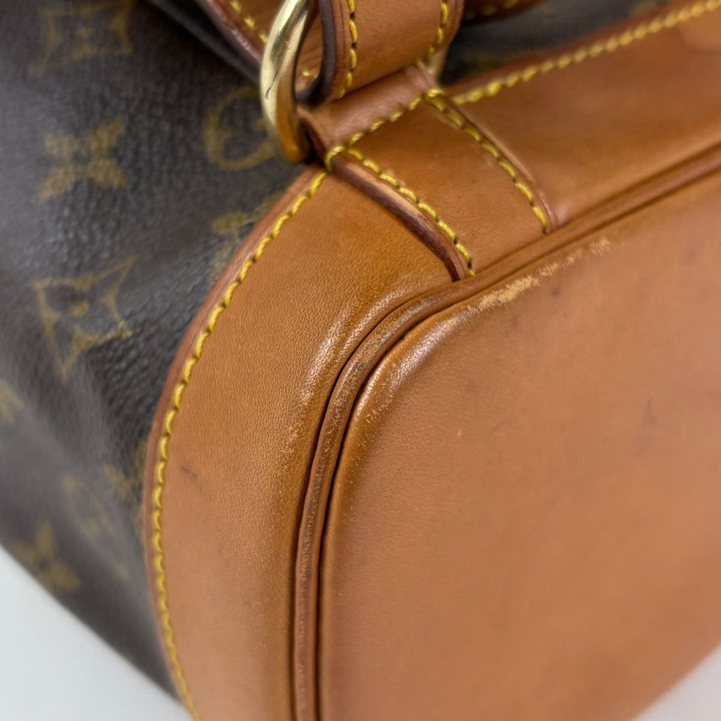 Louis Vuitton Montsouris MM Backpack Monogram Brown — view 4