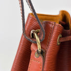 Louis Vuitton Petit Noe Shoulder Drawstring Bag Epi Kenya Brown — view 5