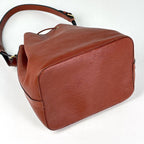 Louis Vuitton Petit Noe Shoulder Drawstring Bag Epi Kenya Brown — view 2