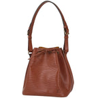 Louis Vuitton Petit Noe Shoulder Drawstring Bag Epi Kenya Brown