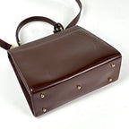 Gucci Ladylock Handbag 2-Way Leather Brown — view 2
