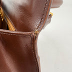 Gucci Ladylock Handbag 2-Way Leather Brown — view 6