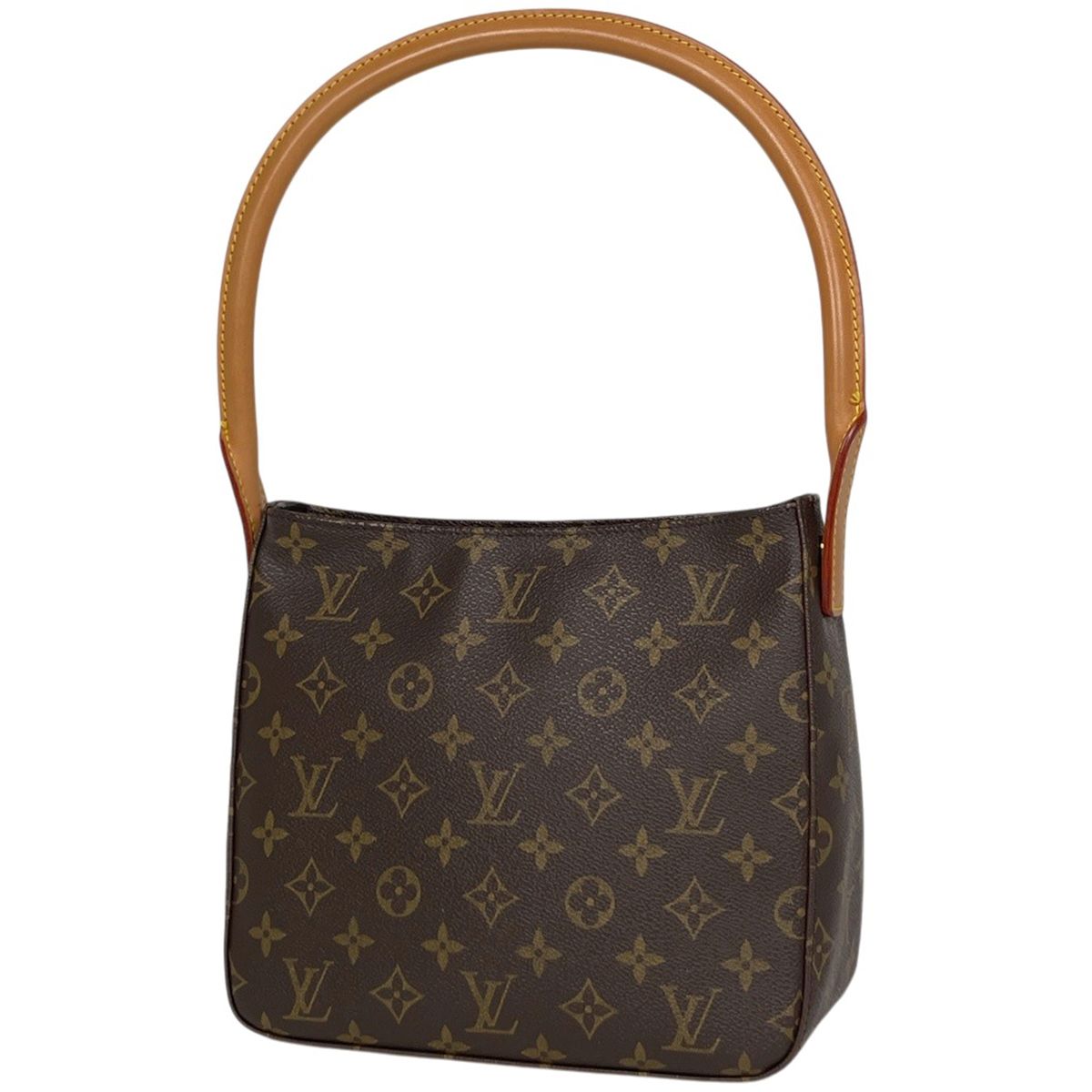 Louis Vuitton Looping MM Shoulder Bag Monogram Brown
