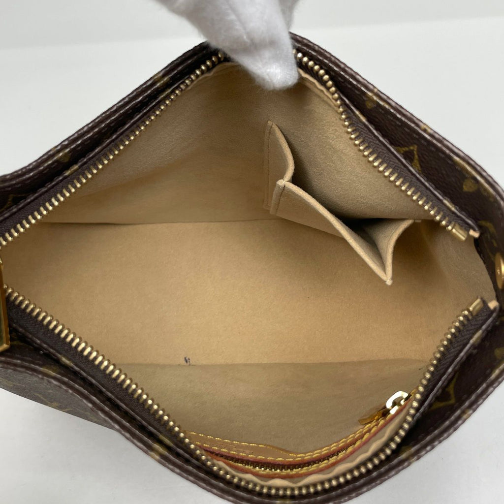 Louis Vuitton Looping MM Shoulder Bag Monogram Brown — view 9