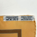 Hermes Carre 90 Casse Noisette Nutcracker Scarf Silk Yellow Multicolor — view 2