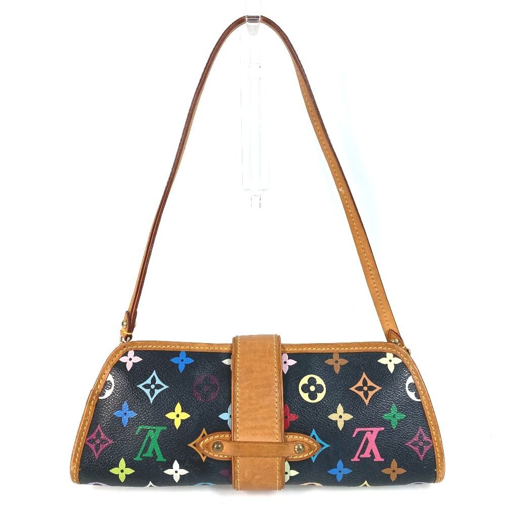 Louis Vuitton Shoulder Bag Charlie Monogram Multicolor Canvas Noir Black — view 2