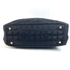 Chanel Shoulder Bag New Travel Line GM Leather Nylon Black — view 5