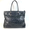 Chanel Shoulder Bag Quilted Black