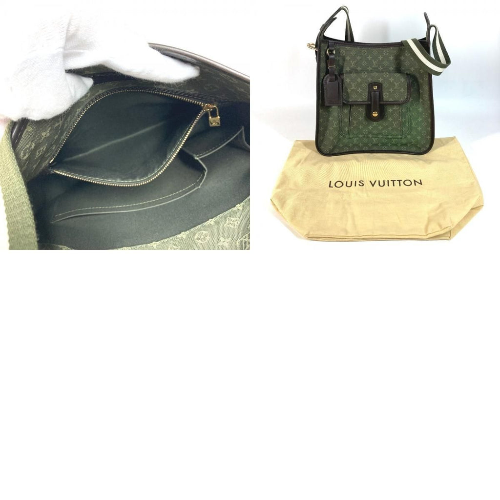 Louis Vuitton Shoulder Bag Besace Marie Kate Monogram Mini Canvas Khaki — view 9