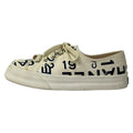 Chanel Sneakers 36 Ivory Navy Logo
