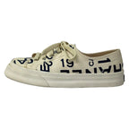 Chanel Sneakers 36 Ivory Navy Logo