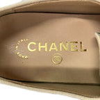 Chanel Sneakers 36 Ivory Navy Logo — view 5