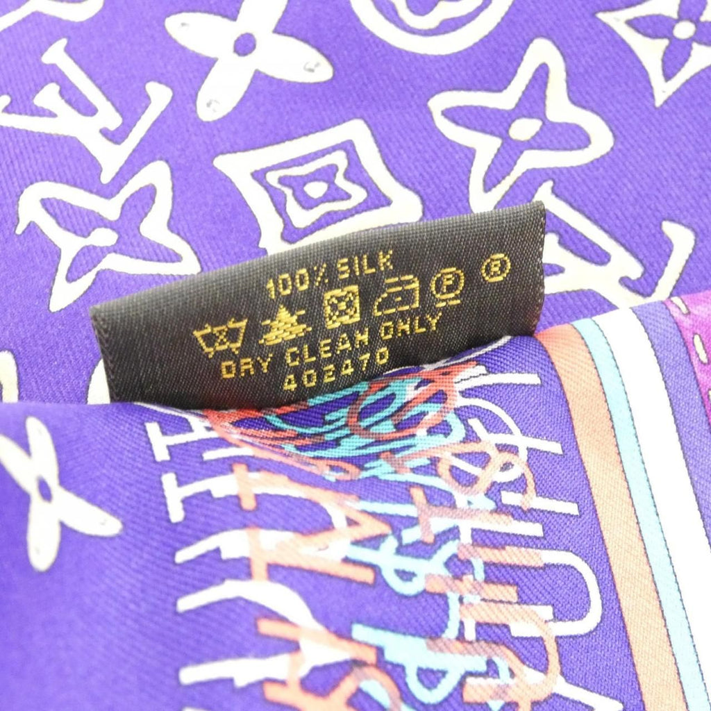 Louis Vuitton Bandeau Monogram Map Scarf — view 3