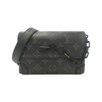 Louis Vuitton Monogram Eclipse Steamer Wearable Wallet Shoulder