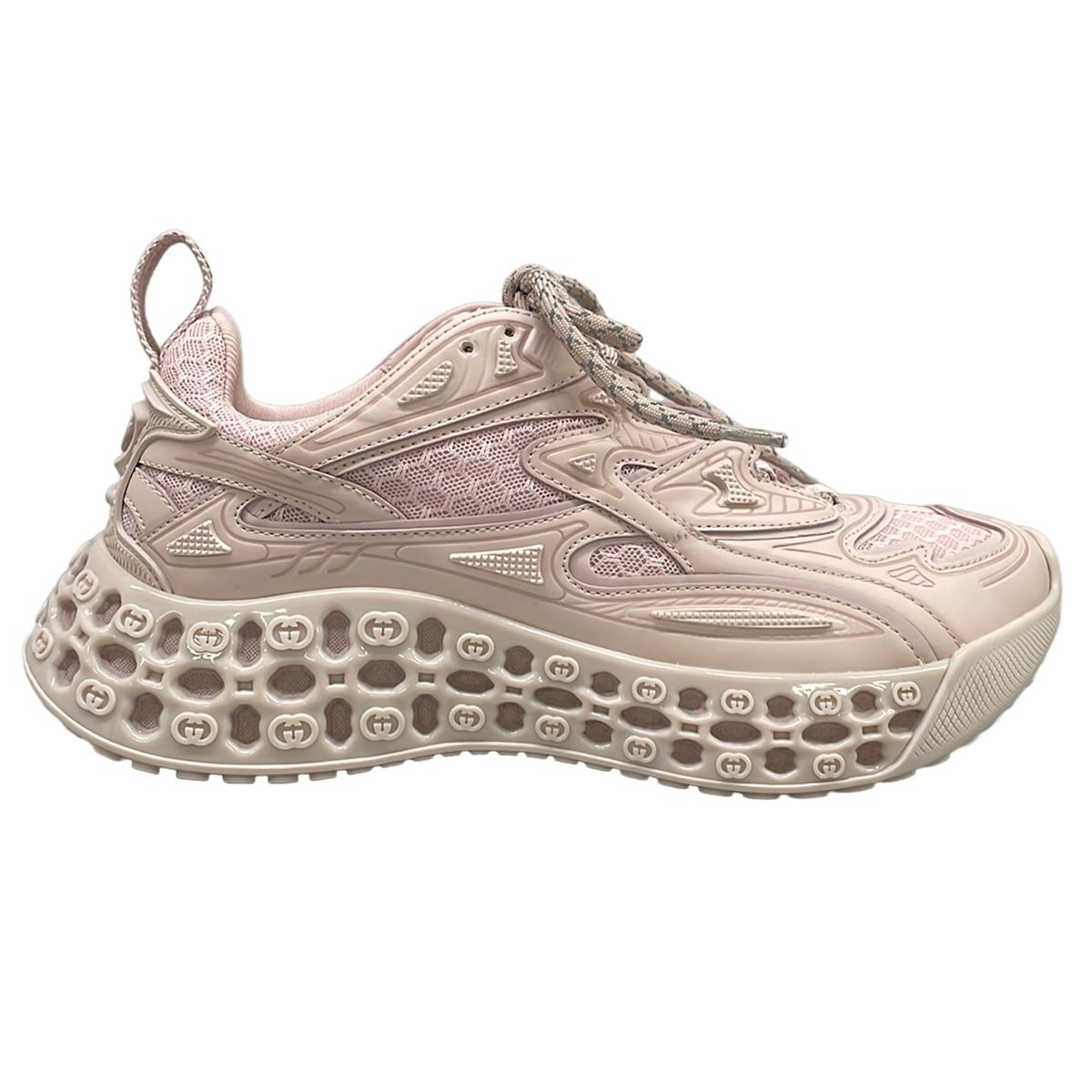 Gucci Sneakers 37 T Cube Pink Leather — view 4