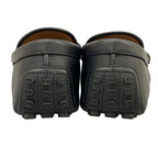 Gucci Driving Shoes 9 Horsebit Black Leather — view 6