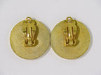 Chanel CC Logo Earrings Gold Plated — view 2