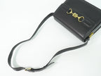 Celine Leather Shoulder Bag Black — view 4