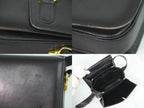 Celine Leather Shoulder Bag Black — view 8
