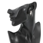 Hermes Earrings Mini Maillon Black Silver — view 4