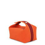 Hermes Pouch Bride-a-Brac PM Orange Silver Canvas Case — view 2