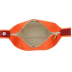 Hermes Pouch Bride-a-Brac PM Orange Silver Canvas Case — view 4