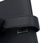 Hermes Bifold Wallet Bearn Compact Black Silver Epsom — view 7