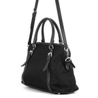 Prada Logo Nylon Leather 2-Way Shoulder Bag Black — view 2