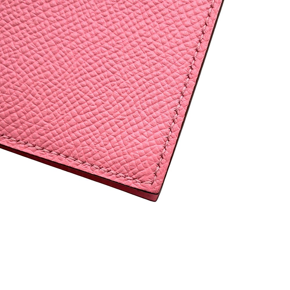 Hermes Wallet Bearn Souffle Depth Yes Rose Confetti Gold Epsom Sold — view 7
