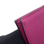 Hermes Wallet Bearn Souffle Depth Yes Rose Purple Silver Epsom — view 8
