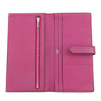 Hermes Wallet Bearn Souffle Depth Yes Rose Purple Silver Epsom — view 4