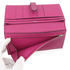 Hermes Wallet Bearn Souffle Depth Yes Rose Purple Silver Epsom — view 6