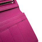 Hermes Wallet Bearn Souffle Depth Yes Rose Purple Silver Epsom — view 9