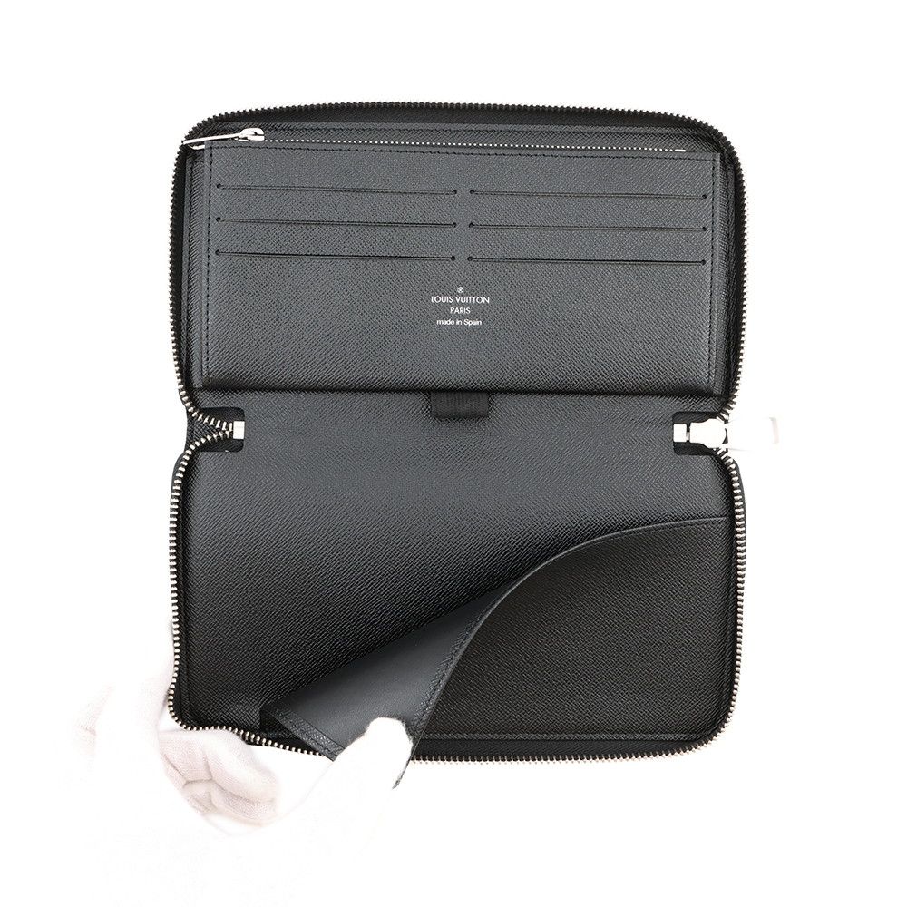 Louis Vuitton Wallet Damier Graphite Zippy Organizer Black — view 6