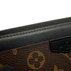 Louis Vuitton Wallet Monogram Macassar Zippy Dragonne Black — view 6