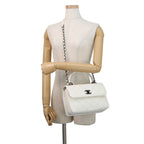 Chanel Handbag CC Logo Quilted Trendy CC Bag 2-Way Chain Shoulder White — view 5
