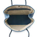Hermes Tote Garden Party PM Azur Silver Negonda — view 5
