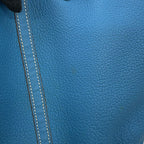 Hermes Tote Garden Party PM Azur Silver Negonda — view 8