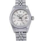 Rolex Oyster Perpetual Date No Watch Silver Dial