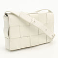 Bottega Veneta Cassette Maxi Intrecciato Crossbody Shoulder Bag Lambskin