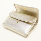 Prada Saffiano Triangle Trifold Wallet Leather — view 7