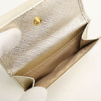 Prada Saffiano Triangle Trifold Wallet Leather — view 6