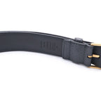 Gucci Bee Star Leather Belt Gold Black — view 6