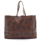 Bottega Veneta Intrecci Omilage Butterfly Tote Brown Leather — view 2