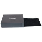 Chanel Quilted Coco Handle Chain Wallet Pearl Mini Shoulder Bag Black Lambskin — view 7