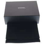 Chanel Star Chain Clutch Shoulder Bag Black Velvet Effect Nylon Gold — view 6
