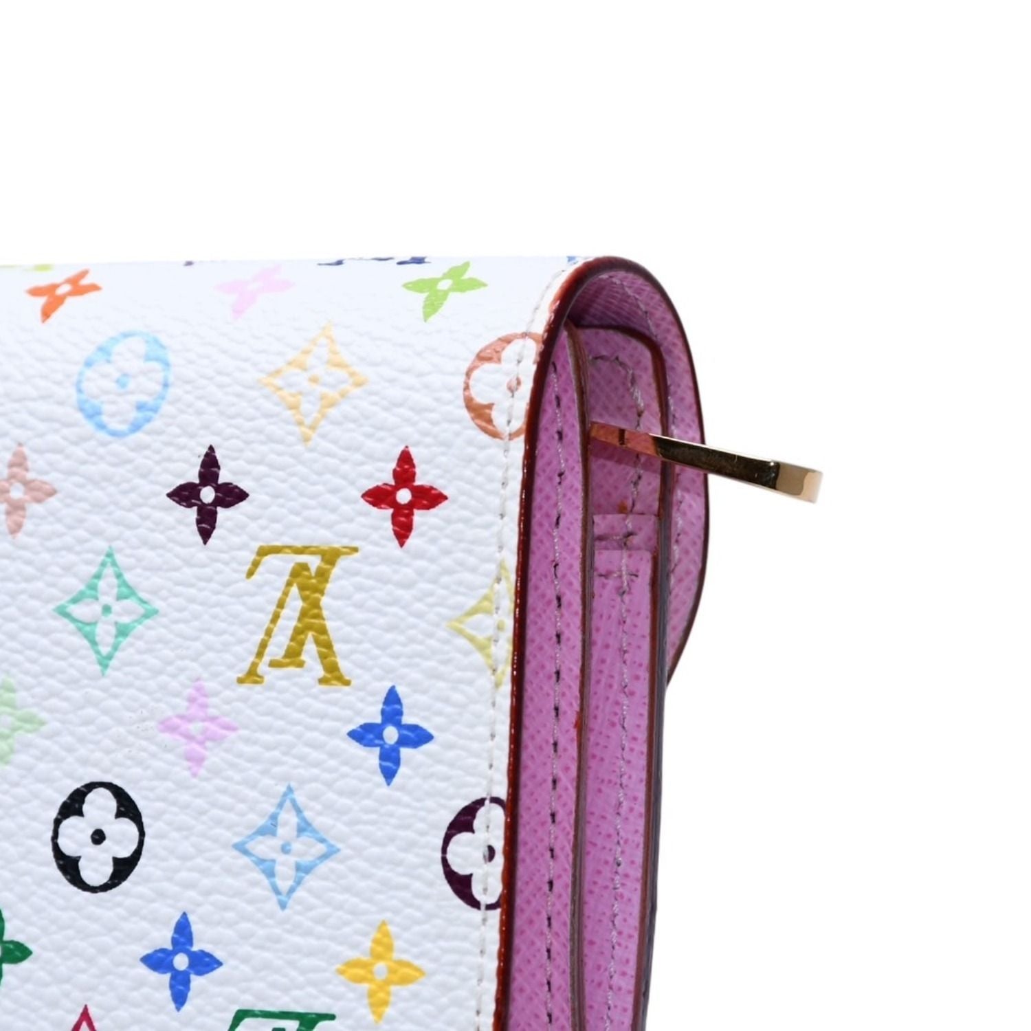 Louis Vuitton Portefeuille Koala Trifold Wallet Monogram Multicolor White — view 7