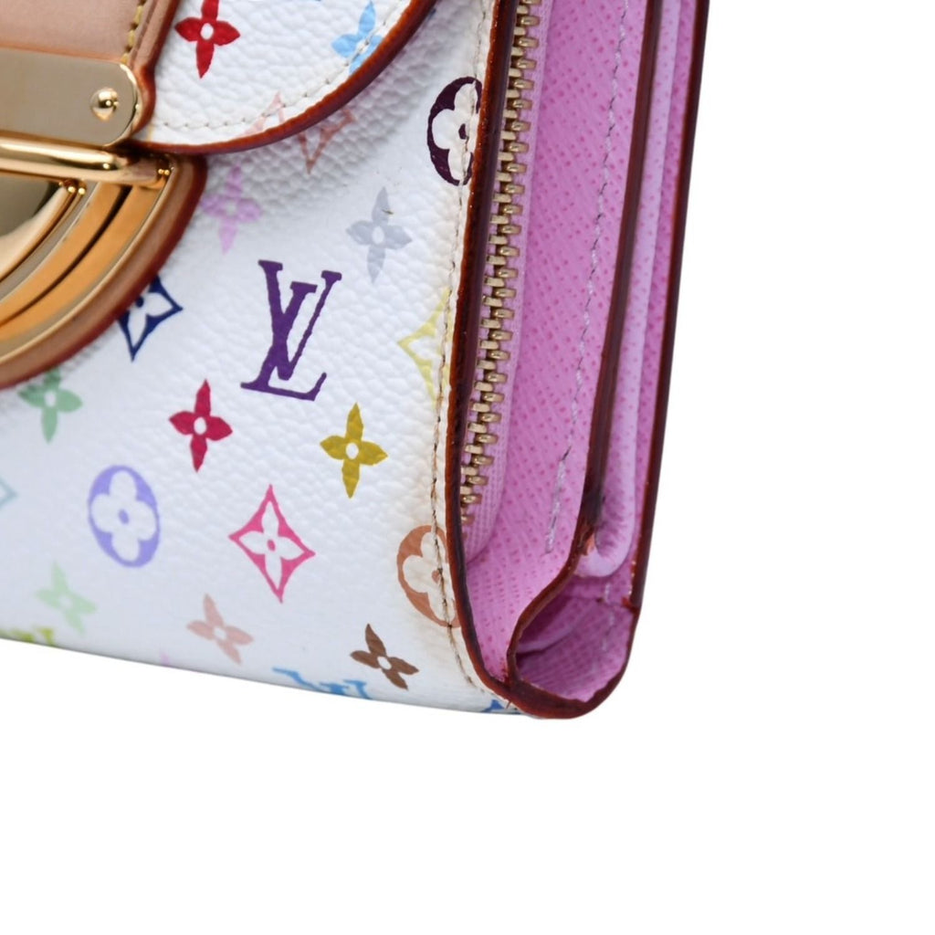 Louis Vuitton Portefeuille Koala Trifold Wallet Monogram Multicolor White — view 4
