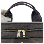 Hermes Her Line MM Gray Silver Polyamide Polyester Tote — view 5