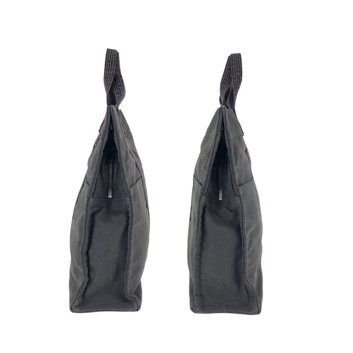 Hermes Her Line MM Gray Silver Polyamide Polyester Tote — view 8